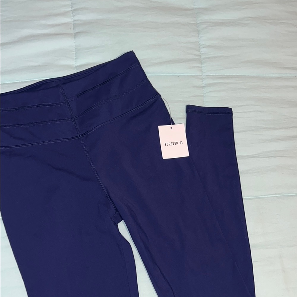 Forever 21 Blue Leggings Stretchy Bottoms